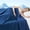 Navy, variant on Size Cooling Comforter, -Sided Blue Cooling Blanket for Hot Sleepers & Night Sweats, Q-Max 0.4 Lightweight Soft Breathable Silky Smooth Reversible Summer Comforter (Navy)