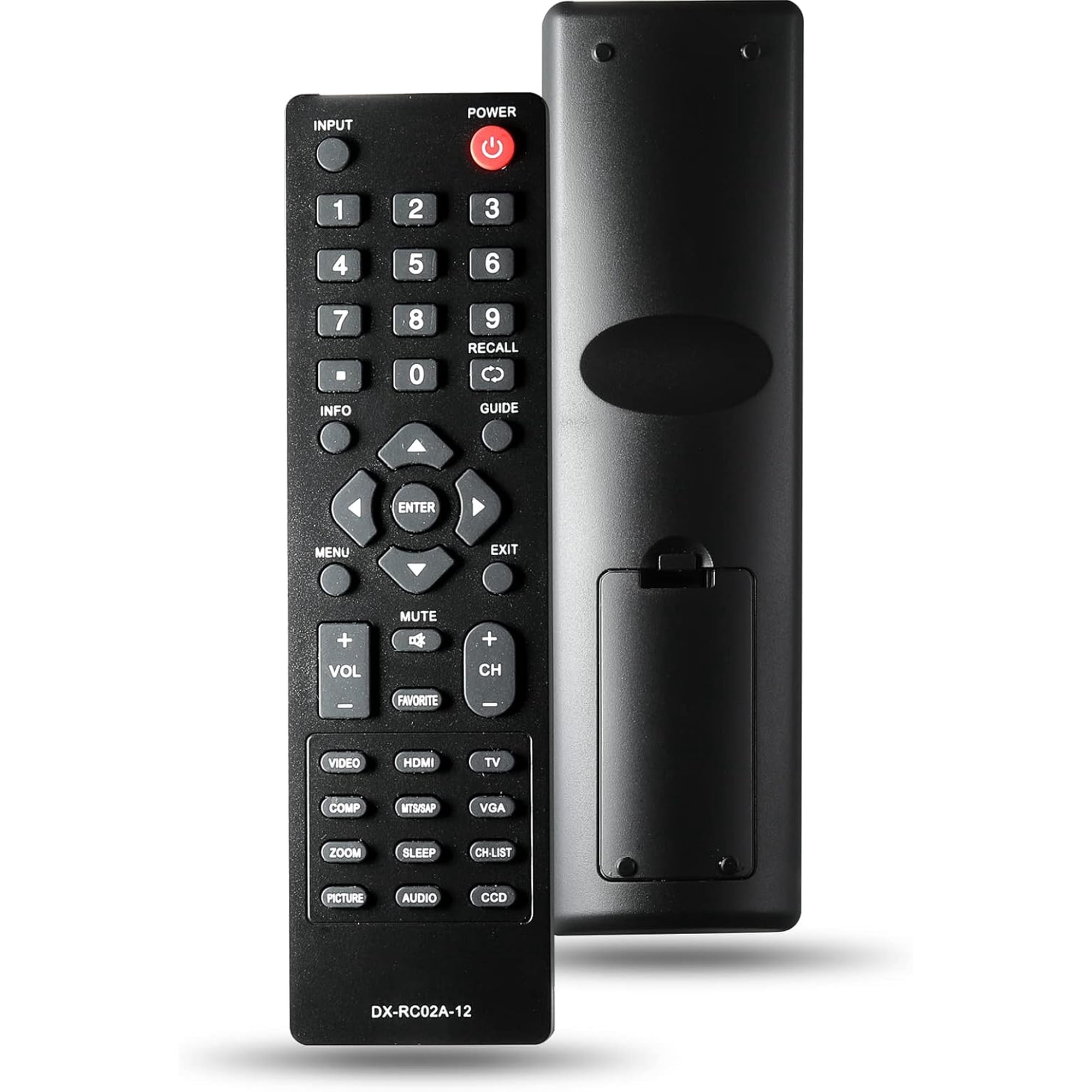 New Replace DX-RC02A-12 Remote control suit for Dynex TV DX-24L150A11 DX-40L260A12 DX-46L260A12 DX-26L150A11 DX-37L150A11 DX-32L152A11 X-L19-10A DX-L32-10A DX-19L200A12