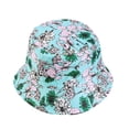 thumbnail image 5 of Summer Sales Under $5 Blue Sun Hats for Men GIJNRIUIUA Unisex Print Double Side Wear Reversible Bucket Hat Trendy Cotton Twill Canvas Sun Fishing Hat Fashion Cap Cowboy Hat, 5 of 7