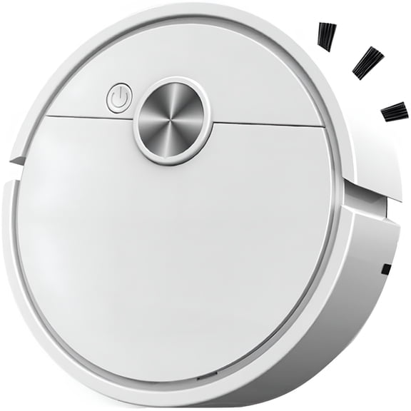 CURYMAY Robot Vacuum and Mop,3-in-1 Sweeper,Self-Cleaning,Smart Navigation,Automatic Vacuum for Hardwood Floors Carpets,2500 Pa Suction for Pet Hair,White