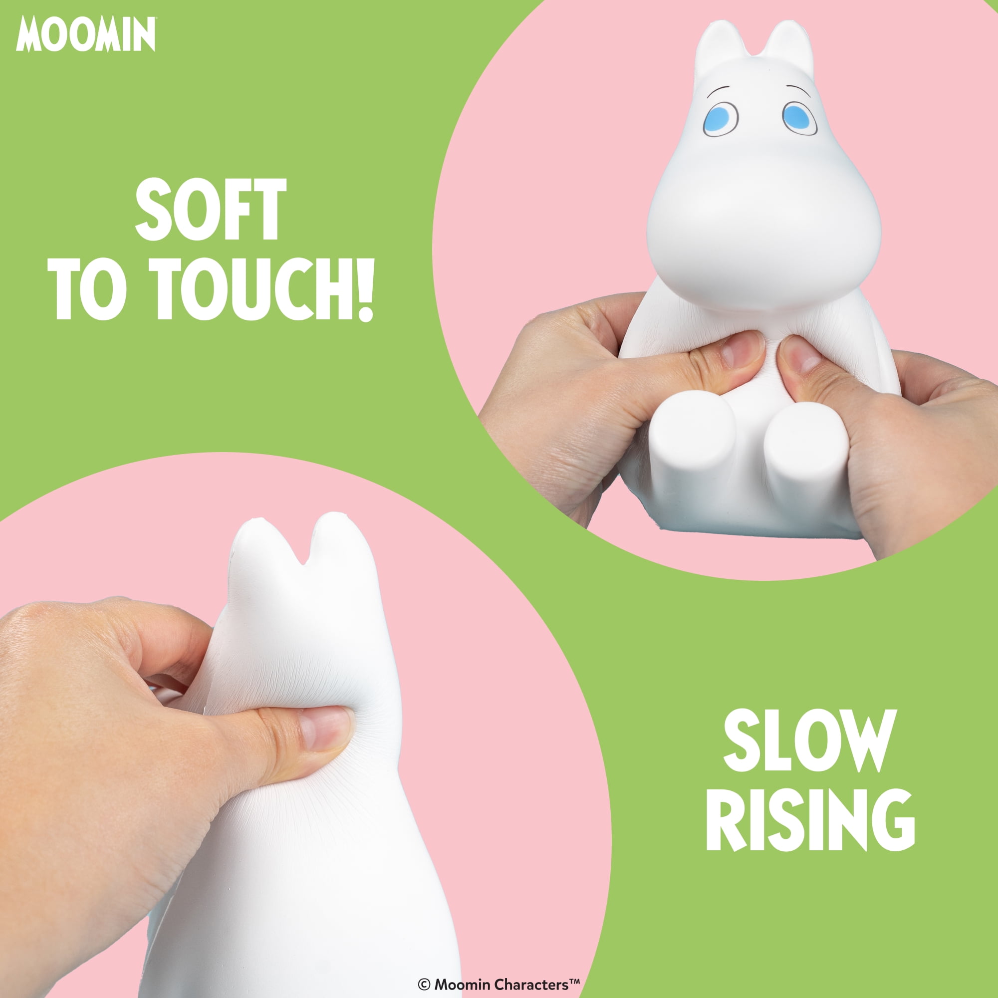Hamee Moomin Squishy Toy Collectible Slow Rising Cute SquiSHU Jumbo Birthday Gift, Party Favors, Stress Relief