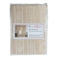 thumbnail image 4 of Venice Collection Elena Luxury Jacquard Curtain Panel with Attached Waterfall Valance & Scarf, Beige, 54x84 inc, 4 of 6