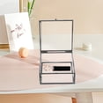 thumbnail image 3 of Clear Glass Jewelry Storage Box 1 Set Household Glass Packing Box, 3 of 9