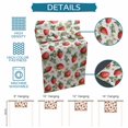 thumbnail image 6 of Table Runner - 90 Inch Long, Red Strawberry Kitchen Dining Table Runner Dresser Scarves, Summer Fruits Farmhouse Leaves Floral Rustic Farmhouse Decor for Coffee Tables Wedding Party Banquet, 6 of 8