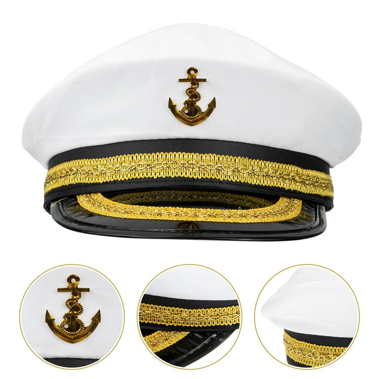 HOMEMAXS Captain Hat Boat Captain Hat Sailor Hat For Men Women