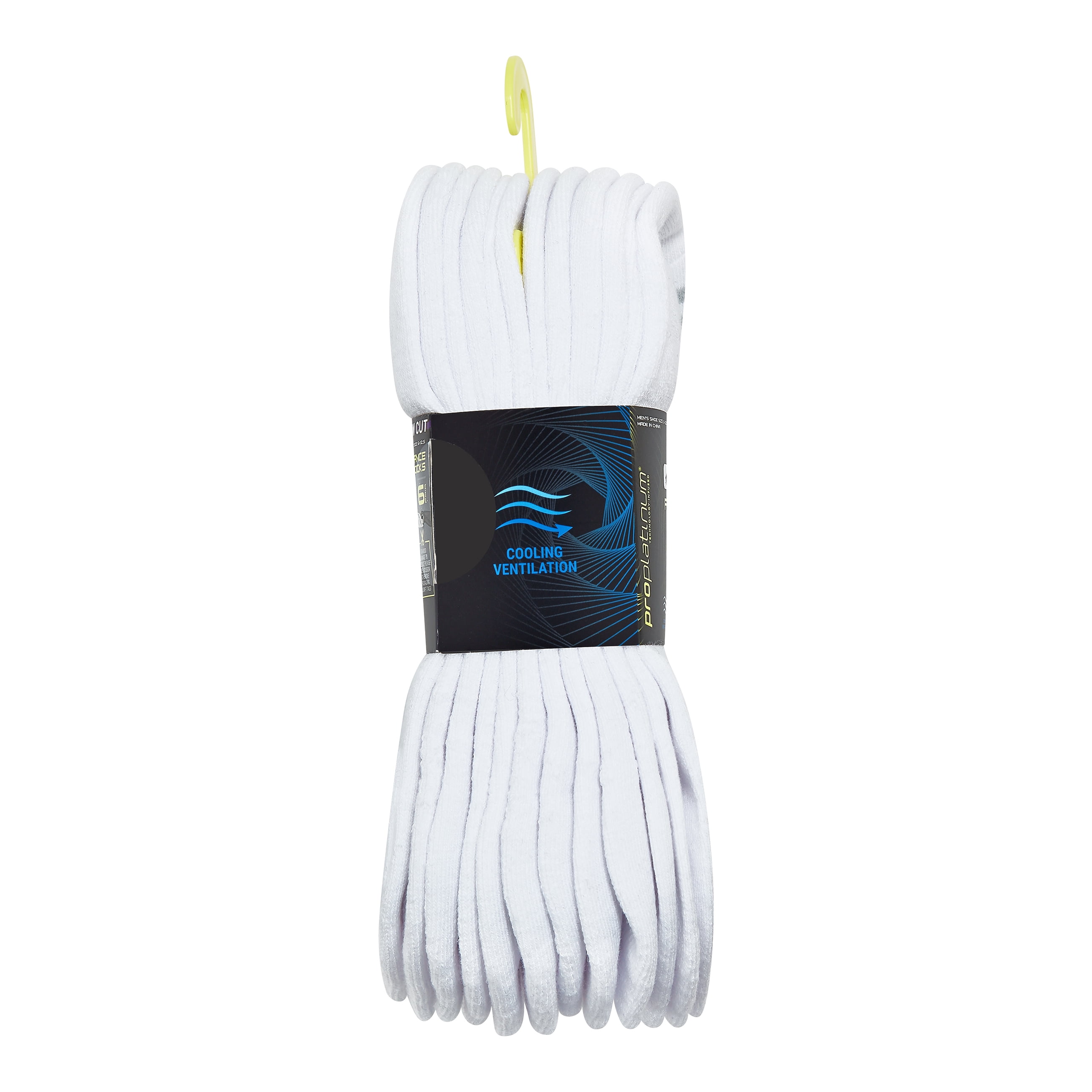 AND1 Men's Socks, Performance Cushion Low Cut Socks, 6-Pack