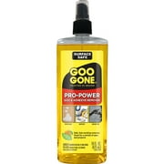 Goo Gone Pro-Power Adhesive, Grease & Tar Remover Spray, Orange Citrus Scent, 16 oz