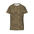 thumbnail image 4 of Wukai Leopard1 Youth Unisex Short Sleeve T-Shirt for Boys, Girls, Teens, and Kids-Small, 4 of 7