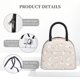 thumbnail image 4 of Balery Beautiful Rabbit Bolsa de Almuerzo para Mujeres, Caja de Almuerzo, Bolsa de Almuerzo Pequeña Impermeable, Tote de Almuerzo Reutilizable con Gran Capacidad, 4 of 6