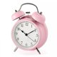 thumbnail image 1 of Reloj despertador de doble campana de 4 pulgadas con retroiluminación, silencioso, sin tictac, funciona con pilas, despertador ruidoso (rosa) (hy), 1 of 5