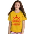 thumbnail image 3 of I Like Big Boats and I Cannot Lie Crewneck T Shirts Boy Girl Teen Brisco Brands M, 3 of 6
