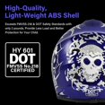 thumbnail image 3 of Casco XFMT DOT Youth Kids Motocross Offroad Blue Skull XL, 3 of 9