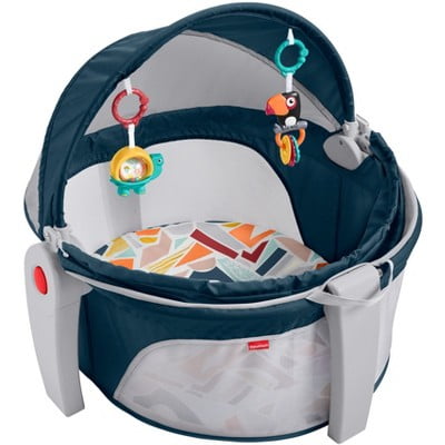 Fisher-Price On the Go Baby Dome Playard - Gray