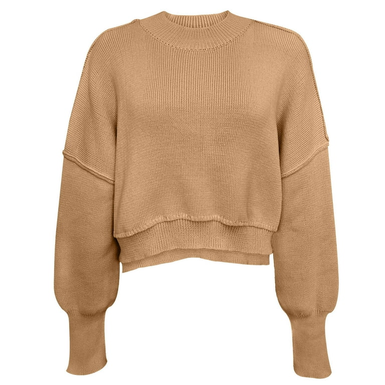 Ribbed V Neck Poly Voly Knit Top in Light Grey Marle Ribbed V Neck Poly Voly Knit Top in Light Grey Marle