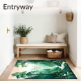 thumbnail image 3 of ODIKA 5'x7' Machine Washable Non-Slip Area Rug, Enchanted Tent Lights Play Castle High Traffic Rug, Green, 72943, 3 of 7