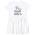 thumbnail image 3 of Inktastic Will You Be My Godparents? Cute Elephants Moon and Stars Girls Toddler Dress, 3 of 5