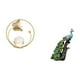 thumbnail image 5 of Elegante escultura de metal con forma de de cristal para dormitorio, sala de estar, oficina, escritorio, mesa, pasillo, chimenea, estantería, 5 of 8