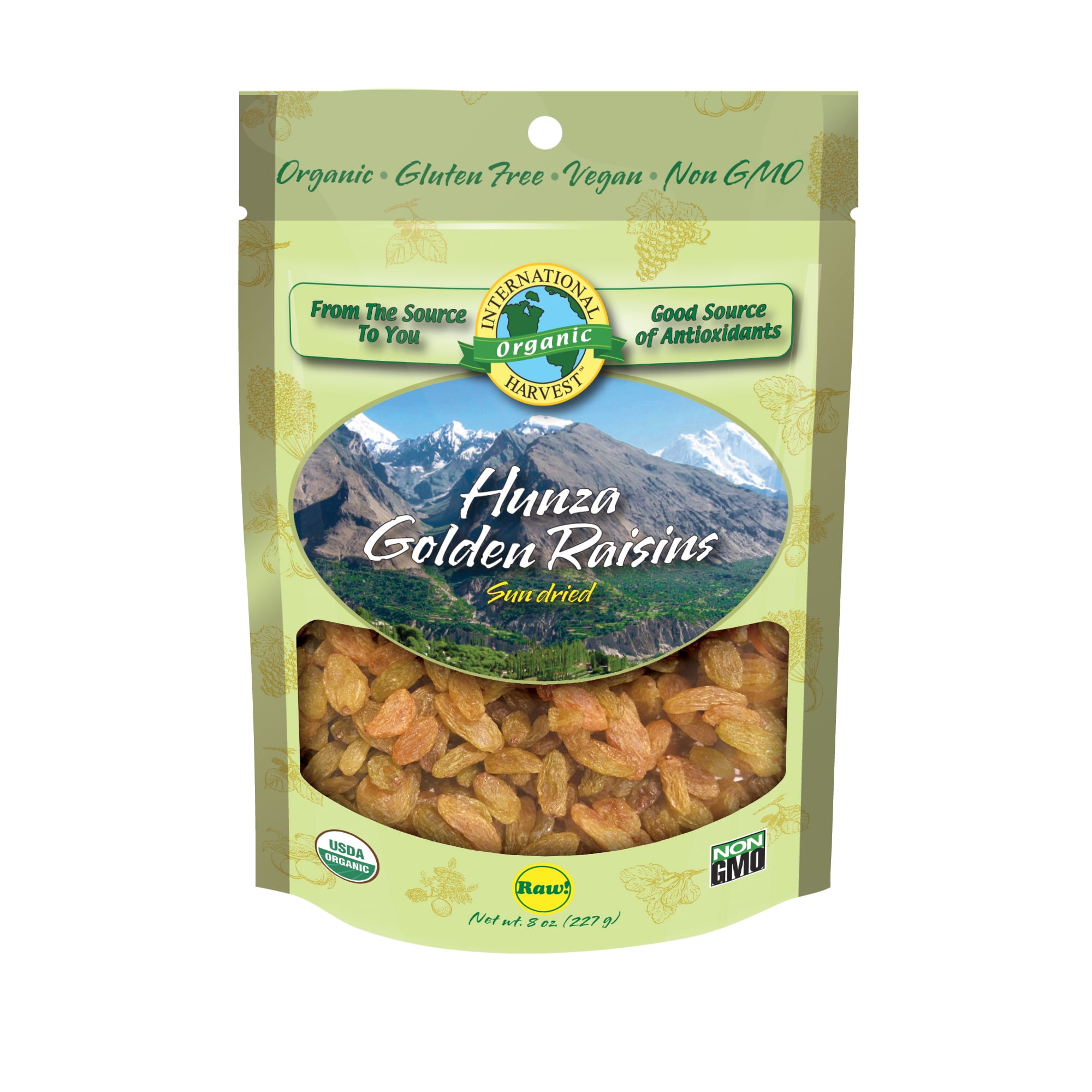 International Harvest Hunza Golden Raisins, 16 Oz