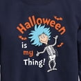 thumbnail image 3 of Dr. Seuss - Halloween Is My Thing - Toddler And Youth Crewneck Fleece Sweatshirt, 3 of 6