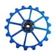 thumbnail image 2 of Desviador trasero de bicicleta, polea de rodillo guía de rueda jockey, rodamientos de cerámica, Azul, 2 of 8
