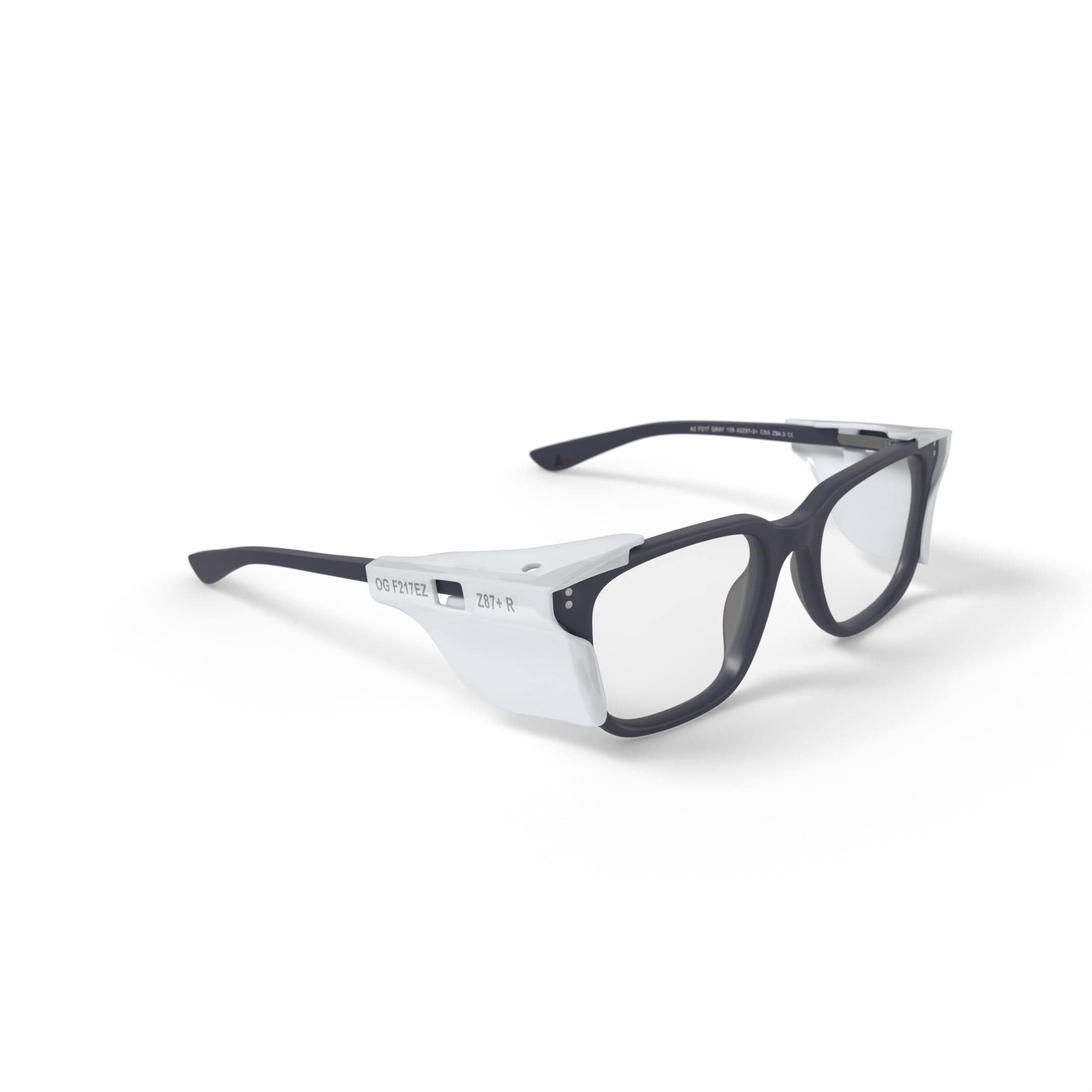 Hilco Vision A2 F217 Prescription Safety Glasses Matte Gray