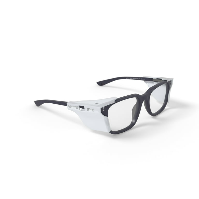 Hilco Vision A2 F217 Prescription Safety Glasses, Matte Gray, OSHA