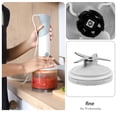 thumbnail image 3 of OULII 1Ensemble Base de Lame de Mixeur Blender Pièce de Rechange pour Cuisine Forme Ronde Blanche, 3 of 8