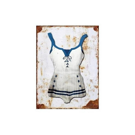 

Mr. MJs Trading IV-W18-GT217 Swimsuit Vintage Metal Wall Decor