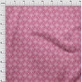 thumbnail image 4 of oneOone Polyester Spandex Pink Fabric Asian Ornamental Sewing Craft Projects Fabric Prints By Yard 56 Inch Wide, 4 of 5