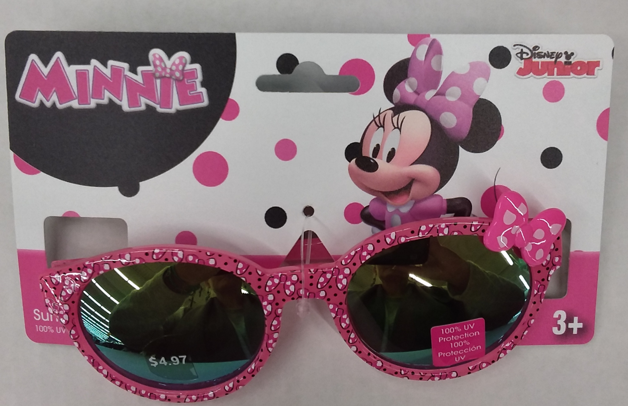 Disney Minnie Mouse Girl's Brow Bar Sunglasses Pink - image 3 of 3