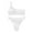 White, variant on Viikei Bikini Swimsuit for Women Two Piece Swimwear Top Botton