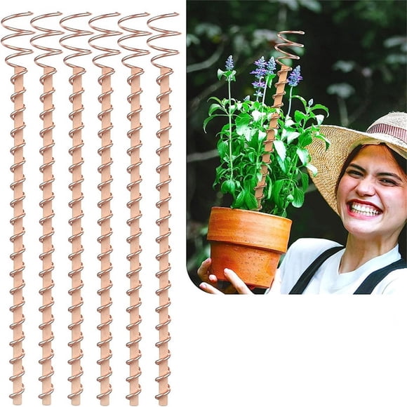 Meiiso 6Pcs Electro-Cultured Copper Antenna Sale Clearance 2024! Electro-Cultured Copper Antenna Gardening Decoration Stools, 10.92*4.68*1.17In