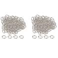 thumbnail image 1 of 200Pcs 19mm Loose Leaf Binder Rings Key Rings Book Rings Binder Rings for Scrapbook/Album/Craft, 1 of 8