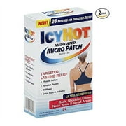 3 Pack Icy Hot Medicated Micro Patch Menthol 7.5% 24 Patches Each