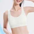 thumbnail image 2 of Bralette with Padding Girls' Underwear Soft Lightweight Sports Bra Bras with Padding White XXL, 2 of 9