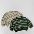 thumbnail image 4 of Lujianch Children's Clothing Unisex Boys And Girls Striped Casual Top Sweatshirt Girls Striped T Shirts Size 18-24 Months, 4 of 5