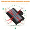 thumbnail image 4 of Mistaha Solar Powered Outdoor Waterproof Road Lighting LED Lamp Integrated Solar Lamp Remote Control Light Sensing Energy Saving Warm White 90LED (Remote + Sensing), 4 of 6