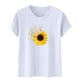 thumbnail image 2 of Blusas de Manga Corta para las Mujeres Divertido Impreso Cuello Redondo Tee, Vintage Humor Gráfico Blusas de Primavera para las Mujeres, 2 of 5