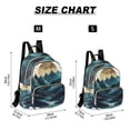 thumbnail image 2 of FORMRS Mini Backpack Purse for Women Travel Daypack Casual Shoulder Bag, Blue Mountains, 2 of 7
