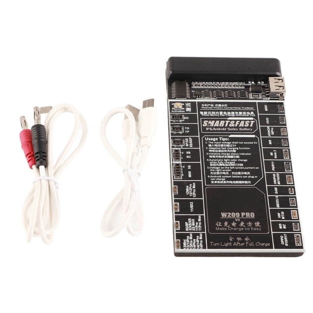 Placa de carga de activación de batería W209Pro V8.0, PCB, placa de circuito de reparación de batería de carga rápida para Iphone