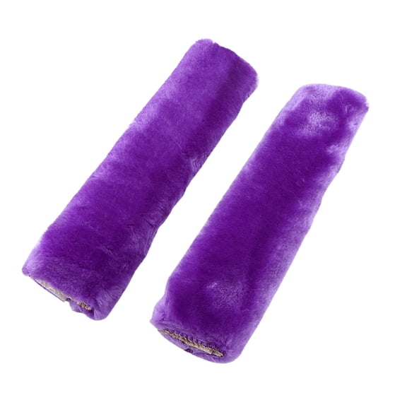 Seat Belt Cover Shoulder Pad Seat Belt Cover Seat Belt Shoulder Pad 2pcs Plush Car Seat Harness Cover Strap Wrap Belt Soft Shoulder Pad Purple
