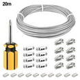 thumbnail image 2 of For Durable 2Mm Stainless Steel Wire Rope Kit For Various Outdoor Projects, 2 of 8