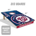 thumbnail image 2 of YouTheFan MLB Washington Nationals 2' x 3' Cornhole Game No Bags, 2 of 5