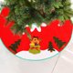 thumbnail image 4 of Falda para árbol de Navidad | Delantal redondo de 99 cm de tela no tejida con banda elástica | Decoración navideña para regalos y adornos | Cubierta inferior roja festiva para reuniones familiares, 4 of 5