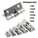 thumbnail image 5 of Bisagras de puerta de acero inoxidable con resorte de cierre automático, 2 piezas, 1/1,5/2/2,5/3/4 pulgadas, 5 of 5