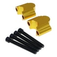 thumbnail image 2 of Luwecf 22mm Motorcycle Handlebar Riser Extension Clamp for Motorcycle Supplies Gold, 2 of 9