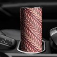 thumbnail image 3 of 20oz Red Christmas Striped Pattern Skinny Tumblers Stainless Steel Tumbler with Lid and Straw,Vacuum Insulated Double Wall Travel Tumbler Cups with Cleaning Brush for Coffee,Tea, 3 of 6