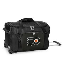MOJO Black Philadelphia Flyers 22" 2-Wheeled Duffel Bag
