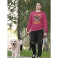 thumbnail image 2 of I Am Not Single I Have A Dog. Sweatshirt Men -Image by Shutterstock, Male 3X-Large, 2 of 4