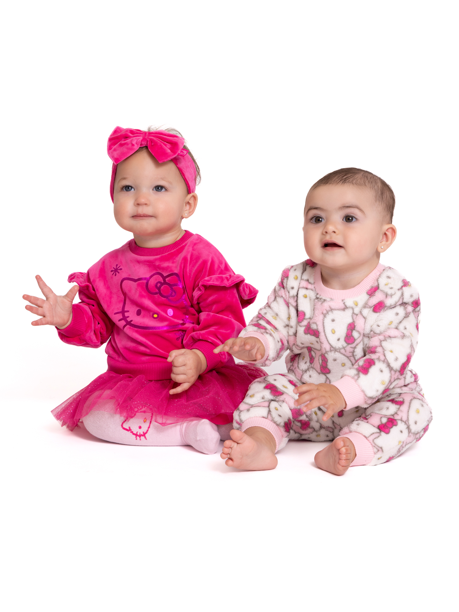 Character Baby Girls Dress Set with Tights and Matching Bow Headband, 3-Piece, Sizes 0/3 Months-24 Months